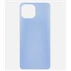 Senza Marchio KIT 2 Pezzi N.1 Copri Batteria + 1 biadesivo compatibile con Xiaomi Mi 11 Lite 4G M2101K9AG Vetro Posteriore Back Cover Retro Scocca + adesivo (Blu)