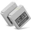 subtel CELLONIC, Batteria per Fotocamera, compatibile con Samsung IA-BP85ST, VP-MX20, VP-MX10, SMX-F30 (7.4V, 850mAh) 2 Pezzi