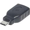 Manhattan 354646 Adattatore USB 3.1 Tipo-C a USB Tipo-A, Nero