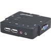 Manhattan 151252 Nero switch per keyboard-video-mouse (kvm)