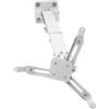 Brateck Supporto da soffitto 2 in 1 bianco per proiettore BenQ W1000+ con montaggio standard a terra