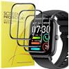 Blueshaweu Proteggi schermo per Nerunsa 1.85 Smartwatch P66D, [3 Pezzi] Pellicola protettiva per Nerunsa/Ddidbi/Dotn/Aptkdoe P66D Smartwatch (nero)
