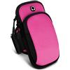 ONEFLOW Cinturino sportivo di alta qualità, per jogging, compatibile con Samsung Galaxy Z Flip 5, custodia morbida per smartphone, 2 scomparti, supporto per cellulare sportivo, colore rosa
