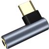HDOYTXXM Tipo C A 3 5 Mm Auxiliary Sound Adapter Riduzione del Rumore Alluminio Tipo C A 3 5 Mm Cuffie Per Smartphone Utilizzare Adattatore per Cuffie