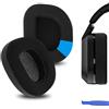 Geekria Sport Cuscinetti auricolari di ricambio con gel rinfrescante per Turtle Beach Stealth 600Gen2/600Gen2 USB/600Gen2 MAX/600Gen3 (600XB)/500XB - Parti di riparazione (Nero)