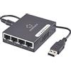 RENKFORCE Switch di rete RF-4270245 4 porte 1 GBit/s Alimentazione USB