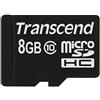 Transcend TS8GUSDC10 Scheda di Memoria MicroSDHC da 8 GB senza Adattatore, Classe 10
