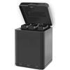 SAMTN Caricabatterie per DJI Tello, 3 in 1 Hub di ricarica multipla con cavo di ricarica USB Type-C, box di ricarica USB, Hub di ricarica per batteria drone, nero