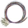 Techly Professional 024926 Set 12 Pigtail Fibra Ottica Multimodale OM2 SC 50/125 2 m Multicolor