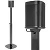Maclean MC-940 - Supporto da pavimento per altoparlante, compatibile con Sonos One e One SL con sistema di gestione dei cavi, fino a 10 kg (1)