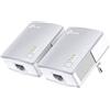 TP-Link PA411KIT 500 Mbit/s Ethernet 2 Pezzi, 500 Mbps, IEEE 802.11b, IEEE 802.11g, Ethernet Veloce, Wi-Fi Mbps, OFDM, 128-bit AES, Bianco