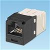 Panduit UTP RJ45 TG-MiniJack kat 6 nero, bianco - Adattatore cavo (nero, bianco)