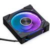 PHANTEKS D30 PWM Reverse Airflow D-RGB Lüfter - 120mm, nero
