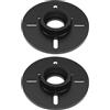 ECSiNG 2PCS 100mm Tweeter Horn Adattatori 33.5mm Filettatura interna 26mm Apertura Converter Testa per Home Theater Fabbricazione Professionale Horn Connettore Testa di azionamento