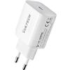 Vultech CC-120PDC, caricatore USB C/Type-C PD 20W, intelligente da muro con ricarica veloce Power Delivery per Huawei/Xiaomi/Samsung S20/S10, IPhone 12/12 Pro / 13/13 Pro IPad AirPods Smartwatch