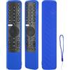 CTRLBETTER Custodia Telecomando in Silicone Compatibile Con TV P1 32" 43" 55" Android Q1 75" LED TV XMRM-19 Vocale Telecomando Copertura Protettiva Antiurto Con un Cordino(Blu)