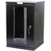 Techly Professional 026609 Armadio Rack 10 a Muro 9 unità Nero Nero
