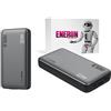 ENERON Stay always ON! ENERON - Powerbank da 145 W, 25.000 mAh, caricatore rapido, 2 batterie USB-C USB-A, set di batterie portatili, da 145 W