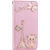 BLOTECH Phone Cover per Oukitel C61 Glitter Brillantini Strass Backcover Brillare Lusso 3D Diamante Brillante Cristallo Lucciante Luminosa Bumper TPU Custodie per Oukitel C61,Cubs,Tralicci