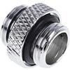 Alphacool Ghiacciolo doppio raccordo G1/4 AG su G1/4 AG - Cromo componente di raffreddamento ad acqua connettore 7 cm