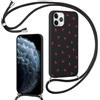 Phoona Cordino Cover per Google Pixel 8 Pro（5G） 6,7'', Aesthetic Modello Design Silicone Rigido Case Corda con Regolabile Laccio Antiurto Antigraffio Bumper Protezione della Fotocamera Custodia, 16
