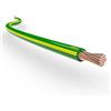AUPROTEC Cavo elettrico unipolare 2.5 mm² Filo elettrico per auto moto autocarro 5m o 10m selezione: (10m metri 2.5 mm² filo di rame, verde-giallo)
