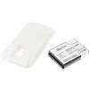 cellePhone mobile generation batteria Li-Ion compatibile con Samsung Galaxy Ace Plus (GT-S7500) - bianco (ricambio per EB464358VUBSTD) - 2400 mAh (FAT)