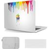HLAAJJX Custodia Compatibile con Macbook Pro 13 pollici 2012 2011 2010 2009 2008 con CD-ROM A1278, Case Rigida Protettivo Plastica Copertina & Tastiera Cover & Borsa, Pigmento