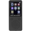 Denash Lettore MP3 con Bluetooth, Lettore Musicale Portatile con Schermo da 1,8 Pollici con Scheda di Memoria da 64 GB, Lettore Mp4 con Riduzione del Rumore Espanso Fino a 128 GB (BLACK)