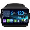 MISONDA MSD 6G+128G - 10.1 Pollice Autoradio Per Hyundai IX35 (2010-2017) | Android 16 GPS Navi Radio | Carplay Android Auto Volant Dual Band WiFi DSP DAB Bluetooth | Telecamera MIC | Octa-Core 2 Din