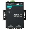 MOXA NPort 5250A - Server dispositivo a 2 porte, Ethernet 10/100M, RS-232/422/485, DB9 maschio, 15KV ESD, sovratensione seriale 0.5KV, 12~48VDC, 0~60°C