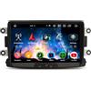 Erisin 8 pollici 8-Core 4GB+64GB Autoradio 2 Din Android 14 GPS Navigatore per Renault Dacia Sandero Duster Logan Dokker Lodgy Supporto CarPlay Android Auto Bluetooth WiFi DSP DAB+ USB FM RDS OBD2