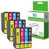InkJello Inchiostro Cartuccia Sostituzione per Epson XP-455 XP-452 XP-445 XP-442 XP-435 XP-432 XP-355 XP-352 XP-345 XP-342 XP-335 XP-332 XP-257 XP-255 XP-247 XP-245 XP-235 T2996 (BK/C/M/Y, 12-pack)