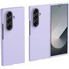 QJONSIU Cover Compatibile con Samsung Galaxy Z Fold 7, Antigraffio Ultra Sottile e PC Protezione Case-Viola