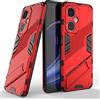ESTH® Custodia per OnePlus Nord CE 3 Lite 5G/Nord N30 5G con Supporto [Compatibile con Supporto Magnetico per Auto] Cover Paraurti PC + TPU, Rosso