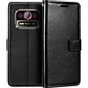 Shantime Custodia Portafoglio in Pelle PU Compatibile con Ulefone Armor 25T Pro, Cover con Chiusura Magnetica, Tasche per Carte e Funzione Stand (Nero)