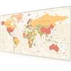 LL-COEUR Grande Mousepad Tappetino per Mouse da Gioco Mappa 90x50x0,3cm Tappetino da Scrivania Esteso XXL Speed Gaming
