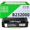 HAO SHI XIANG B232000 B242H000 B252X00 B262U00 Cartuccia toner nero Imaging Unit Fuser Kit compatibile per Lexmark B2338 B2442 B2546 B2650DW MB2338 MB2442 MB2546 MB2650ADWE Stampanti 1 confezione (1-B232000-3000