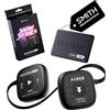 ALECK Snow Series Pro - Altoparlanti wireless Bluetooth per casco da sci e snowboard, adatti per caschi Audio-Ready, controlli adatti ai guanti, microfono integrato per chiamate in vivavoce