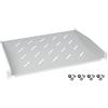 HMF 65499 Ripiano per armadio server | 19 pollici | 1 U | profondità di installazione 350 mm | grigio chiaro