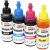 TONER EXPERTE® 4 x 100 ml (1 SET) Universale Ricarica Inchiostro sostituire per CANON HP BROTHER LEXMARK DELL RICOH compatibili per Cartucce e sistema CISS | Alta Qualità