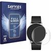 savvies 4 Pezzi Full-Screen Pellicola Protettiva per Withings Steel HR (36 mm) Full Cover Pellicola Copertura [Completa Trasparente, 3D Curved]