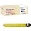 Woungzha Cartuccia toner MP-C306 MP-C307 Compatibile con pour Ricoh Aficio MP-C306 MP-C307 MP-C406 (1 Giallo)