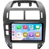 XIUNYIE Android 13 Lettore multimediale per auto 9" 2 DIN Car Stereo per Volkswagen VW Polo 2004-2009 con Telecamera Posteriore/Wireless Carplay/BT/FM/navigazione GPS/Mirror Link(2+32G)