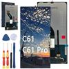 Yuxyiony Schermo di ricambio per display LCD Oukitel C61 / C61 Pro e accessori di ricambio