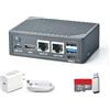 WayPonDEV Nanopi R6C Open Source Mini Router con PCle 2,5 Gbps Ethernet LPDDR4X 8 GB RAM 64 GB eMMC 6Tops NPU Rockchip RK3588S SoC per NAS IOT Smart Gateway Support Debian (con adattatore PD Power & USB WiFi)