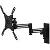 SOTECH Supporto da parete per TV WH-03-43 a 2 bracci con gestione dei cavi | Supporto girevole e inclinabile per schermi diagonale da 13 a 43 pollici | Carico15 kg | Compatibile VESA