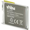vhbw batteria compatibile con TomTom Golfer 1 smartwatch orologio bracciale fitness (190mAh, 3,7V, Li-Poly)