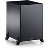 Teufel T 10 Subwoofer attivo di alta qualità, subwoofer frontale o downfire, musica home theater, nero