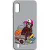 Mixroom - Cover Custodia Back case In TPU Silicone Morbido Per ZTE Blade A5 2020 Fantasia Scimmia Skater L155